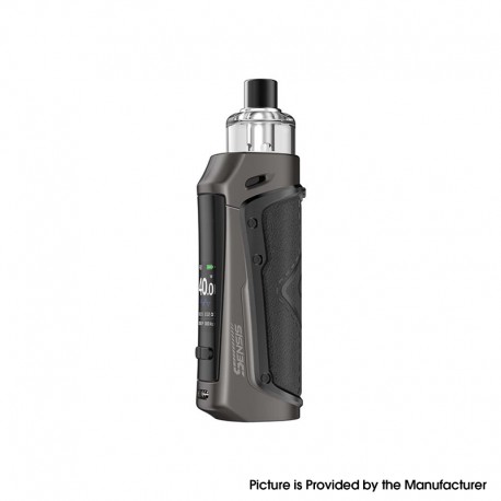 Authentic Innokin Sensis 40W 3000mAh Next-Gen Pod System Mod Kit - Jet Black, 6~40W, 3.1ml Pod Cartridge, 0.25ohm