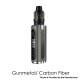 Authentic LostVape Grus 100W VW Box Mod + 5.0ml UB Pro Pod Tank Kit - Gunmetal /Carbon Fiber, 5~100W, 1 x 21700 / 20700 / 18650