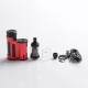 Authentic Mechlyfe x Fallout Vape x Mrjustright1 Paramour SBS Mod + XRP RTA Basic Kit - Red Black, 5~80W, 3.5ml, 24mm Diameter