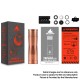 [Ships from Bonded Warehouse] Authentic Hellvape Trishul V2 Semi-Mech Mechanical Mod - Brass, 1 x 18650 / 20700 / 21700