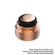 Authentic Hellvape Trishul V2 Semi-Mech Mechanical Mod - Copper Black, 1 x 18650 / 20700 / 21700