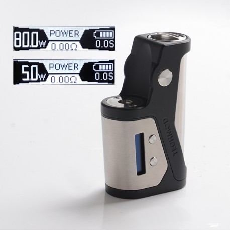 Buy Authentic Kizoku Techmod 80W TC VV VW Black 18650 Vape Box Mod