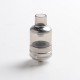 Authentic Voopoo TPP Tank Atomizer - Silver, 5.5ml, Zinc Alloy + PCTG, 0.15ohm / 0.2ohm