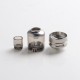 Authentic Voopoo TPP Tank Atomizer - Silver, 5.5ml, Zinc Alloy + PCTG, 0.15ohm / 0.2ohm