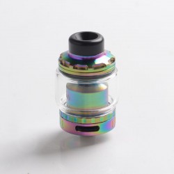Authentic Gas Mods Cyber RTA Rebuildable Tank Atomizer - Rainbow, Bottom and Side Inlet, 24mm Diameter