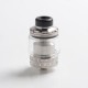 Authentic Gas Mods Cyber RTA Rebuildable Tank Vape Atomizer - Silver, Bottom and Side Inlet, 24mm Diameter