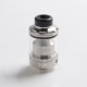 Authentic Gas Mods Cyber RTA Rebuildable Tank Vape Atomizer - Silver, Bottom and Side Inlet, 24mm Diameter