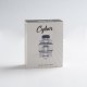 Authentic Gas Mods Cyber RTA Rebuildable Tank Vape Atomizer - Silver, Bottom and Side Inlet, 24mm Diameter