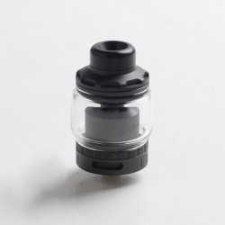 Authentic Gas Mods Cyber RTA Rebuildable Tank Atomizer - Black, Bottom and Side Inlet, 24mm Diameter