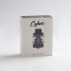 Authentic Gas Mods Cyber RTA Rebuildable Tank Vape Atomizer - Black, Bottom and Side Inlet, 24mm Diameter