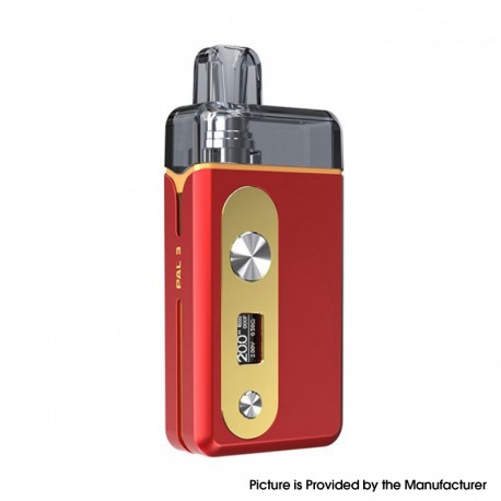 Authentic Artery PAL 3 25W Pod System Starter Kit - Candy Red, 5~25W, 1000mAh, 3.0ml Pod Cartridge, 0.7ohm / 1.2ohm