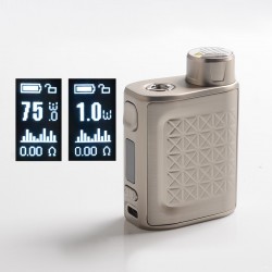 [Ships from Bonded Warehouse] Authentic Eleaf iStick Pico 2 75W VW Variable Wattage Box Mod - Silver, 1~75W, 1 x 18650