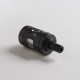 Authentic Fucig Exvape Expromizer V5 MTL RTA Rebuildable Tank Vape Atomizer - Black, 2.0ml, SS + Glass + POM, 23mm Diameter