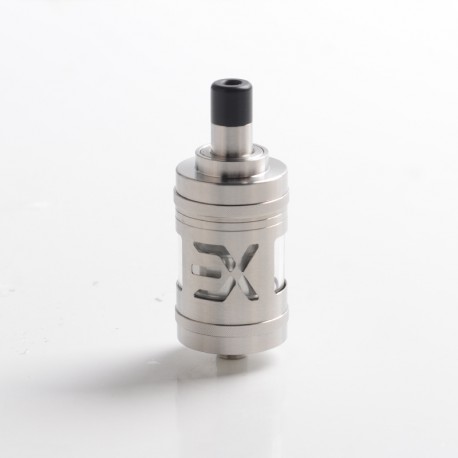 Authentic Fu Exvape Expromizer V5 MTL RTA Rebuildable Tank Atomizer - Brushed, 2.0ml, SS + Glass + POM, 23mm Diameter