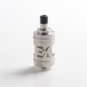 Authentic Fu Exvape Expromizer V5 MTL RTA Rebuildable Tank Atomizer - Brushed, 2.0ml, SS + Glass + POM, 23mm Diameter