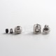 Authentic Fucig Exvape Expromizer V5 MTL RTA Rebuildable Tank Vape Atomizer - Brushed, 2.0ml, SS + Glass + POM, 23mm Diameter