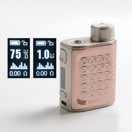 [Ships from Bonded Warehouse] Authentic Eleaf iStick Pico 2 75W VW Variable Wattage Box Mod - Rose Gold, 1~75W, 1 x 18650