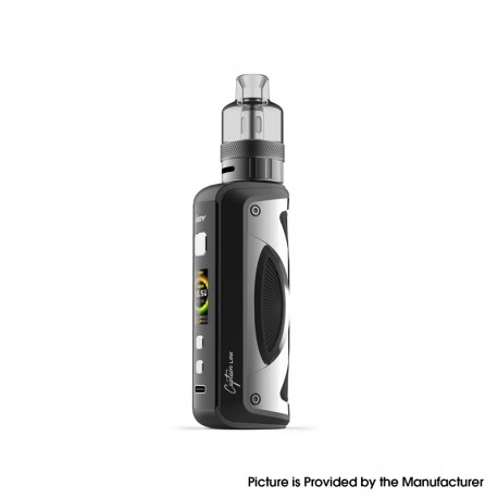 Authentic IJOY Captain Link 100W VW Box Mod + 5.0ml Captain Pod Tank Kit - SS, 5~100W, 1 x 18650 / 21700, Univ S 2.0 Chipset