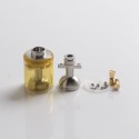 Authentic BP Mods Pioneer MTL / DL RTA Replacement Short Clear Tank Kit - Amber, 2.8ml, PCTG + Stainless Steel