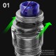 Authentic Wotofo The Troll X RTA Rebuildable Tank Atomizer - Rainbow, 3.0ml / 4.4ml, Single / Dual Coil, 24mm Diameter