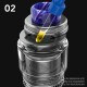 Authentic Wotofo The Troll X RTA Rebuildable Tank Atomizer - Rainbow, 3.0ml / 4.4ml, Single / Dual Coil, 24mm Diameter