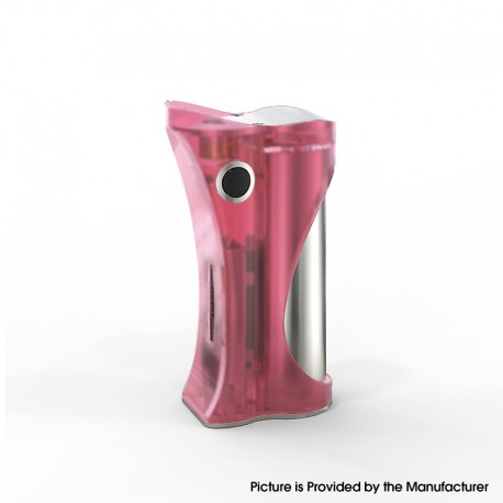 Authentic Ambition Mods and R. S. S.Mods Hera 60W VW Box Mod - Pink Frosted, 1~60W, SS316 + PC, 1 x 18650