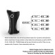 Authentic Ambition Mods and R. S. S.Mods Hera 60W VW Box Mod - Black Polished, 1~60W, SS316 + PC, 1 x 18650