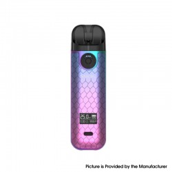 [Ships from Bonded Warehouse] Authentic SMOK NOVO 4 25W Pod System Kit - Cyan Pink Cobra, 5~25W, 800mAh, 2.0ml Pod, 0.8ohm