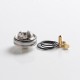 Authentic BP Mods Pioneer RTA Replacement Build Deck w/ 1.2mm + 1.5mm Air Pins - Silver, Stainless Steel (1 PC)