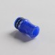 Authentic MECHLYFE x Fallout Vape XRP RTA Replacement 510 DL / MTL Drip Tip - Resin Blue (2 PCS)