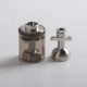 Authentic BP Mods Pioneer MTL / DL RTA Replacement Short Clear Tank Kit - Eclipse, 2.8ml, PCTG + Stainless Steel