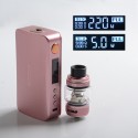 [Ships from Bonded Warehouse] Authentic Vaporesso Gen S 220W TC VW Box Mod Kit w/ NRG-S Tank Atomizer - Rose Gold, 5~220W