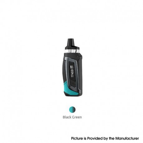 Authentic SMOKTech SMOK MORPH POD-40 40W Pod System Kit - Black Green, 5~40W, 2000mAh, 3.7ml Pod Cartridge 0.4ohm / 0.6ohm