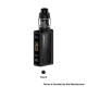 Authentic GeekVape Obelisk 120 FC Z Kit 120W 3700mAh VW Mod + Z Tank w/ Fast Charger - Black, 5~120W, 3.5ml / 5.0ml, 0.4ohm