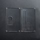 SXK Replacement Front + Back Cover Panel for BB Style 70W / DNA60W Box Mod - Transparent, PC