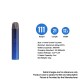 Authentic Advken Orcas Pod System Starter Kit - Midnight Red, 360mAh, Aluminum Alloy + PCTG, 2.0ml Pod Cartridge, 1.2ohm