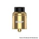 Authentic Digi Drop V1.5 RDA Rebuilable Dripping Atomizer w/ BF Pin - Gold, Dual Coil Configuration, 24mm Diameter