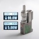 Authentic Digiflavor Z1 SBS Kit 80W VV VW Box Mod + Siren 3 GTA - Silver Gray Stabwood, 1 x 18650