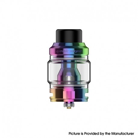 Authentic GeekVape Obelisk Sub Ohm Tank Clearomizer Atomizer - Rainbow, 5.5ml, 0.4ohm / 0.2ohm, 25mm Diameter