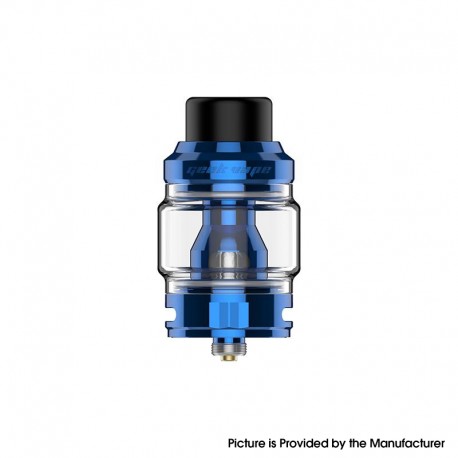 Authentic GeekVape Obelisk Sub Ohm Tank Clearomizer Atomizer - Blue, 5.5ml, 0.4ohm / 0.2ohm, 25mm Diameter