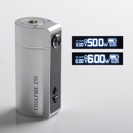 [Ships from Bonded Warehouse] Authentic Innokin Coolfire Z50 50W 2100mAh Box Mod - Stainless Steel, Zinc Alloy, 6~50W