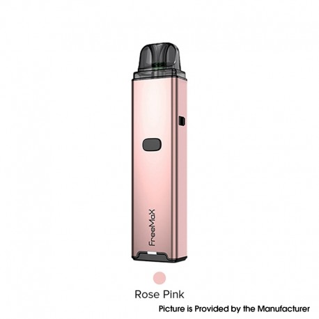 [Ships from Bonded Warehouse] Authentic FreeMax Onnix 20W Pod System Kit - Rose Pink, 1100mAh, 3.5ml RDL 0.5ohm / MTL 1.0ohm