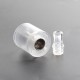 Authentic Ambition Mods and The Vaping Gentlemen Club Bishop MTL RTA Bell Cap + Chimney + Drip Tip Kit - Transparent, 4.0ml, PC