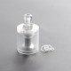 Authentic Ambition Mods and The Vaping Gentlemen Club Bishop MTL RTA Bell Cap + Chimney + Drip Tip Kit - Transparent, 4.0ml, PC