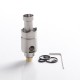 SXK MOBB Mini Style RBA Rebuildable Atomizer w/ 3.5mm Air Pin for Billet / BB / Supbox /Bantam Revision - Silver, 316SS