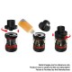 [Ships from Bonded Warehouse] Authentic Horizon Sakerz Sub Ohm Tank - Purplish Red, 5.0ml / 3.5ml, 0.16ohm /0.17ohm, 29.5mm