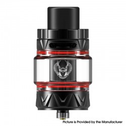 [Ships from Bonded Warehouse] Authentic Horizon Sakerz Sub Ohm Tank - Carbon Black, 5.0ml / 3.5ml, 0.16ohm /0.17ohm, 29.5mm