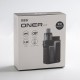 Authentic OBS Oner 80W VW Pod System Vape Kit - Carbon Black, 5~80W, Side-by-Side, 1 x 18650, 5.0ml Pod Cartridge, 0.4ohm/0.2ohm