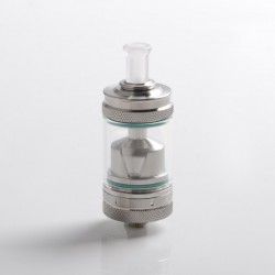 Authentic Auguse MTL / DTL V2 RTA Rebuildable Tank Atomizer - Silver, 3.0ml, SS + Glass, 22 Diameter