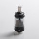 Authentic Auguse MTL / DTL V2 RTA Rebuildable Tank Vape Atomizer - Black, 3.0ml, SS + Glass, 22 Diameter